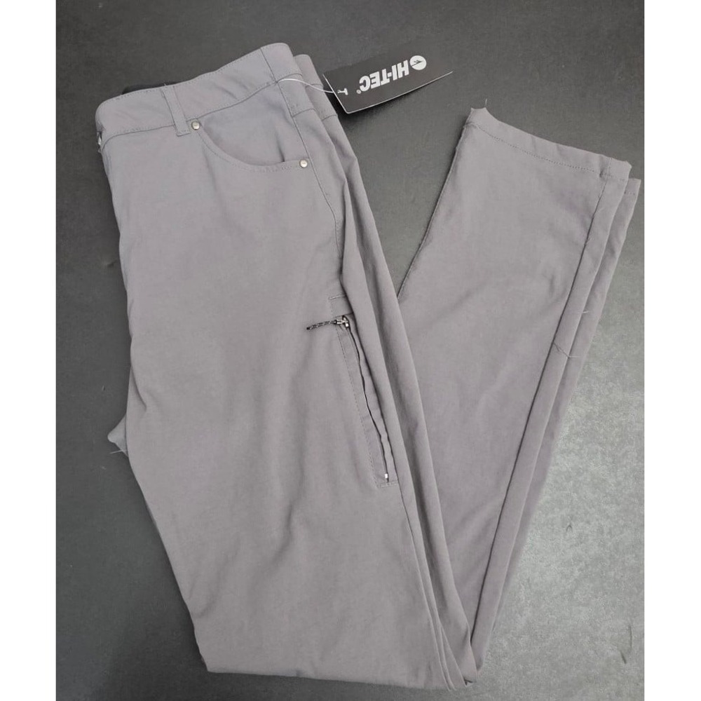 Hi-Tec Men's Performance Outdoor Hiking Utility Pants Gray Size 32x32 NWT - Picture 2 of 8